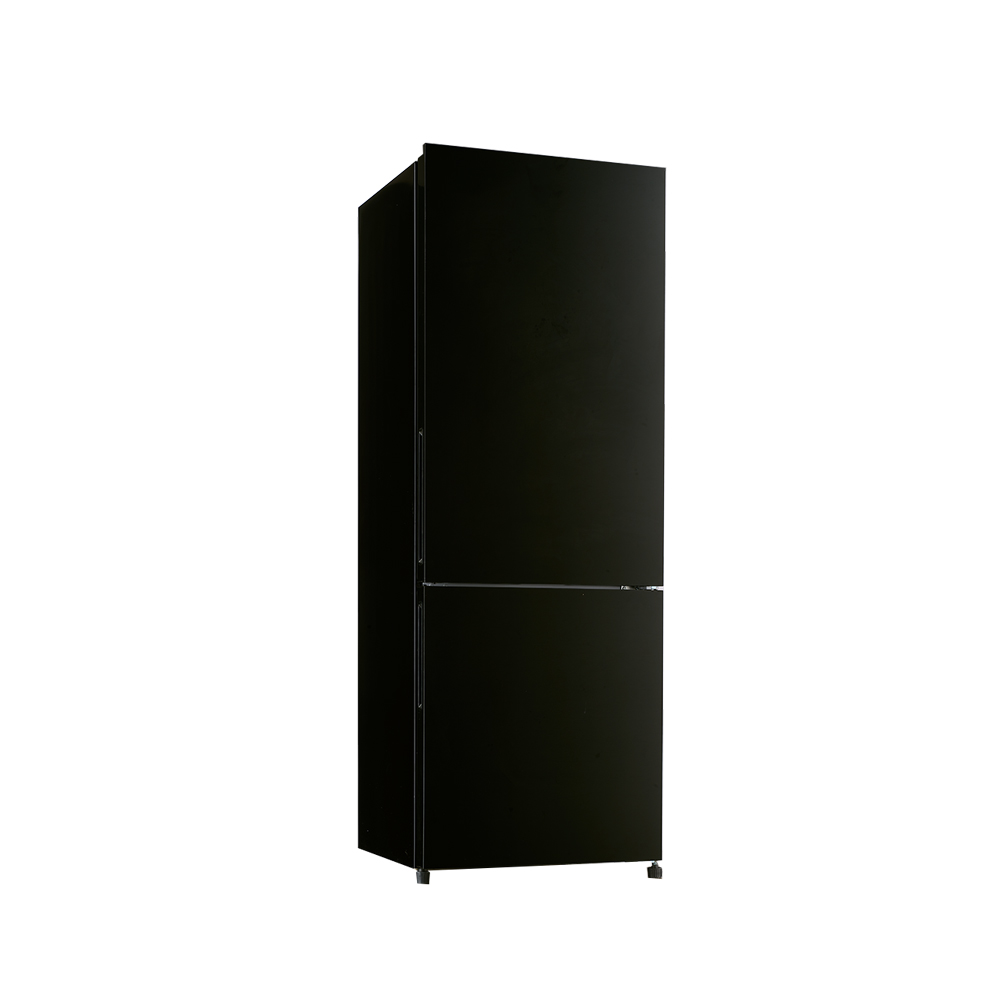 425L Electronic Control Black Glass Door Bottom Freezer Refrigerator