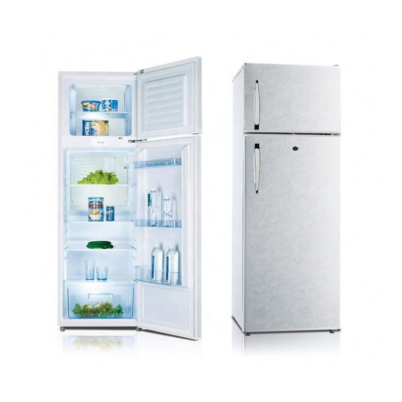 302L Energy Saving Household VCM Flowers Color Fridge Freezer