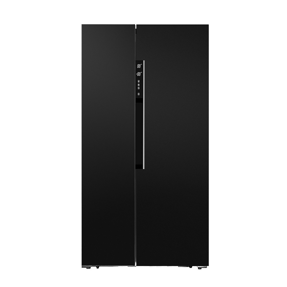 458L Electronic Control No Frost Black Side By Side Fridge Refrigerator